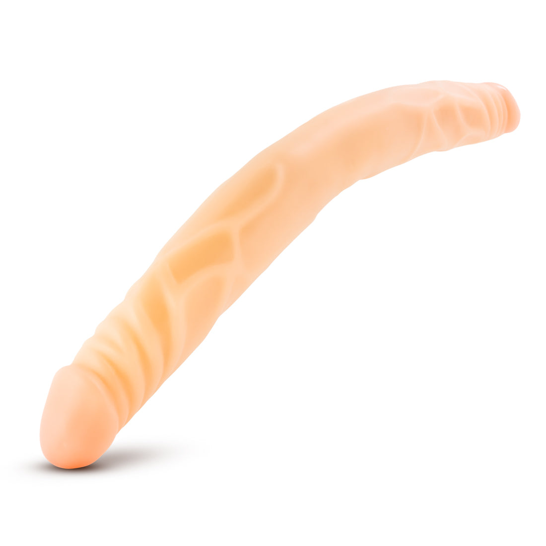 B Yours 14 Inch Double Dildo - Beige Blush