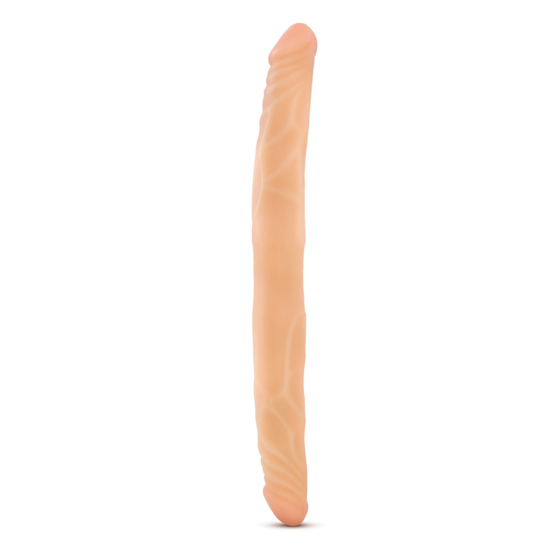 B Yours 14 Inch Double Dildo - Beige Blush