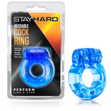 Stay Hard Reusable Cock Ring - Blue Blush