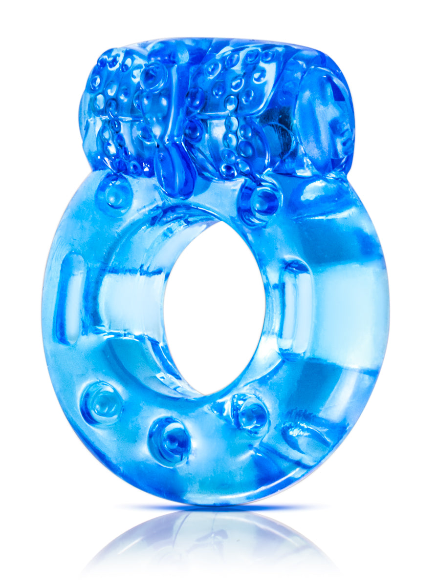 Stay Hard Reusable Cock Ring - Blue Blush