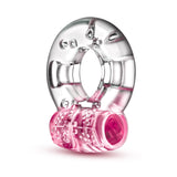 Play With Me - Arouser Vibrating C-Ring - Pink Blush