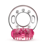 Play With Me - Arouser Vibrating C-Ring - Pink Blush