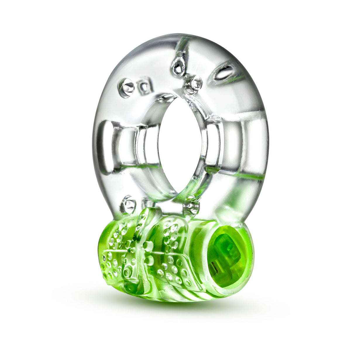 Play With Me - Arouser Vibrating C-Ring - Green Blush