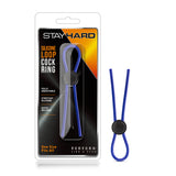 Stay Hard - Silicone Loop Cock Ring - Blue Blush