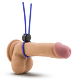 Stay Hard - Silicone Loop Cock Ring - Blue Blush