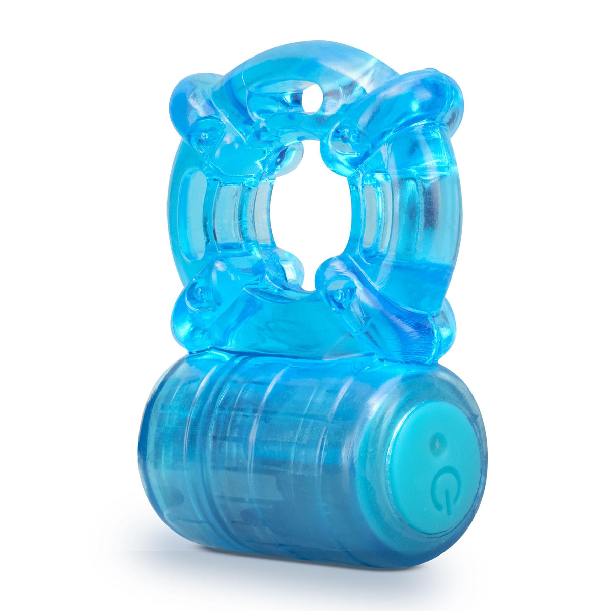 Stay Hard - Rechargeable 5 Function Cock Ring - Blue Blush