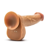 Dr. Skin Silicone - Dr. Phillips - 8.5 Inch  Thrusting Dildo - Tan Blush