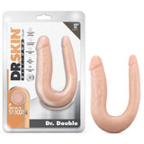 Dr. Skin Silicone - Dr. Double - 12 Inch Double  Dong - Vanilla Blush