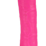 Neo - 11 Inch Dual Density Dildo - Neon Pink Blush