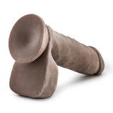 Au Naturel 8 Inch Sensa Feel Dildo - Chocolate Blush