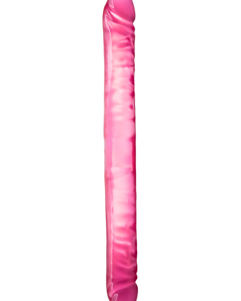 B Yours 18 Inch Double Dildo - Pink Blush