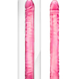 B Yours 18 Inch Double Dildo - Pink Blush