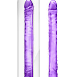 B Yours 18 Inch Double Dildo - Purple Blush