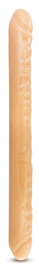 B Yours 18 Inch Double Dildo - Beige Blush