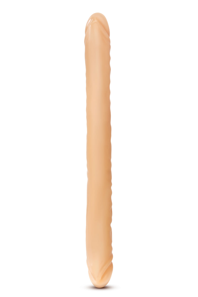 B Yours 18 Inch Double Dildo - Beige Blush