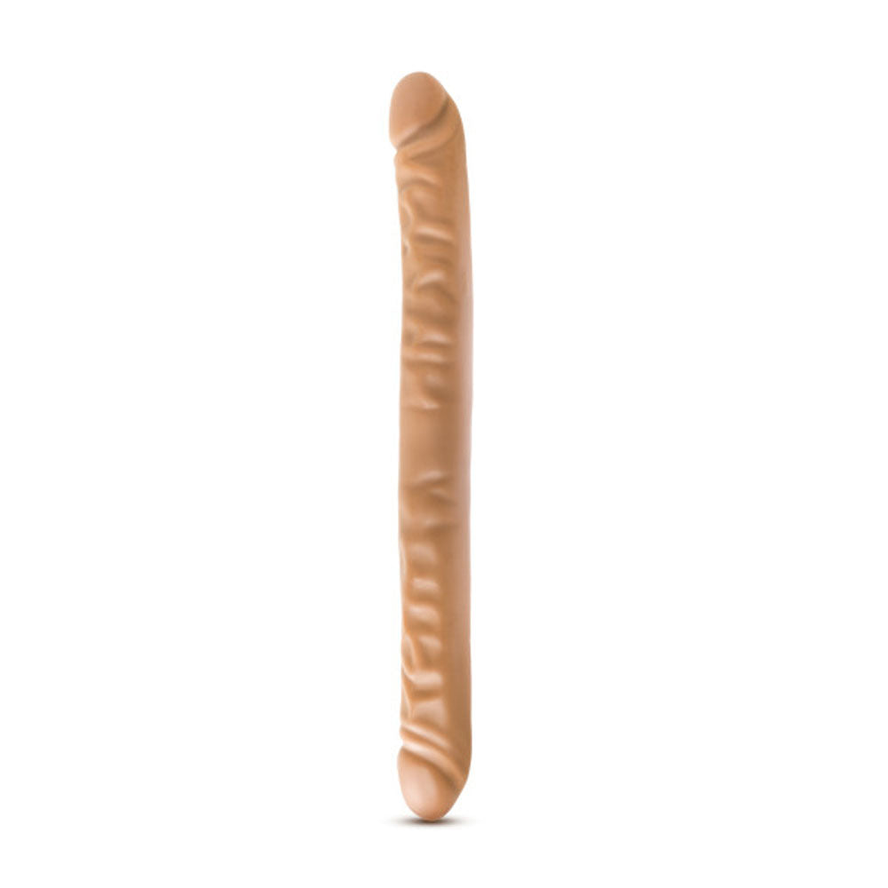 Dr. Skin - 18 Inch Double Dildo - Mocha Blush