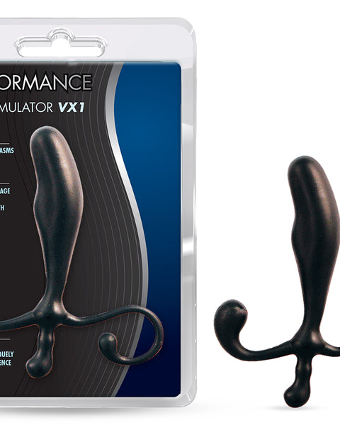 Vx1 Prostimulator Prostate Massager - Black Blush