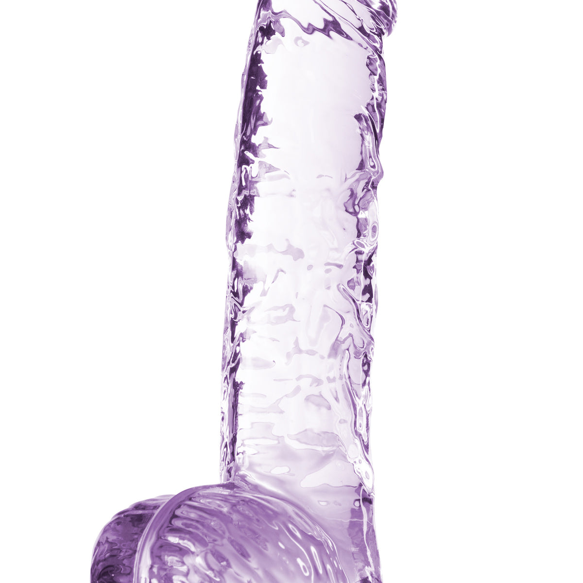 Naturally Yours - 6 Inch Crystalline Dildo -  Amethyst Blush