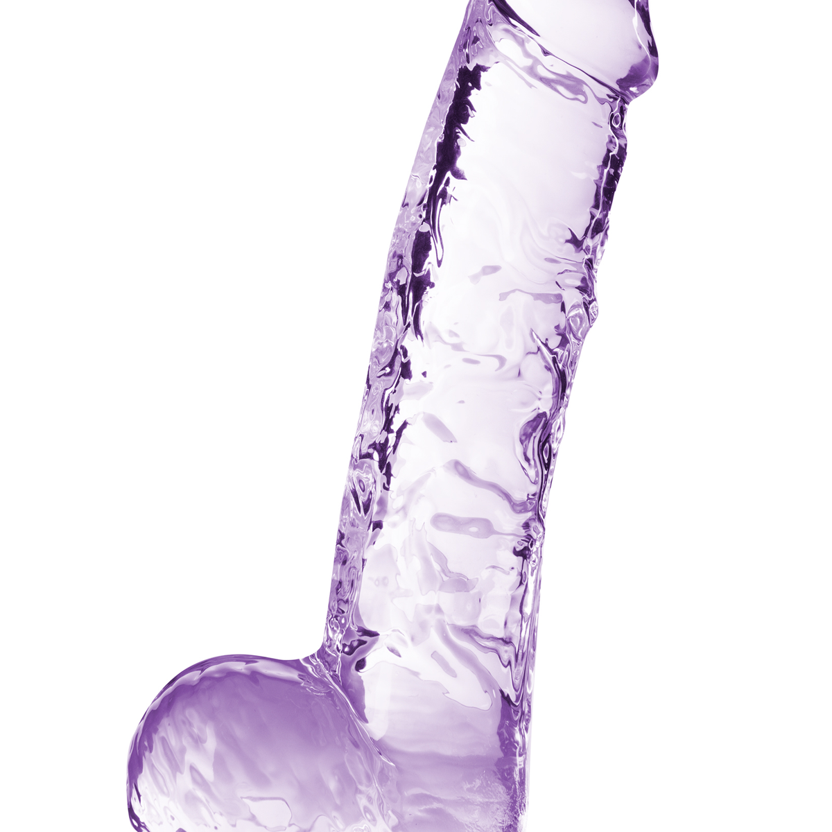 Naturally Yours - 6 Inch Crystalline Dildo -  Amethyst Blush