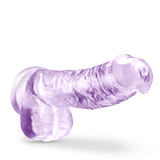 Naturally Yours - 6 Inch Crystalline Dildo -  Amethyst Blush