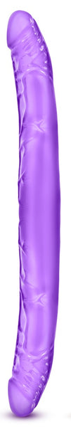 B Yours 16 Inch Double Dildo - Purple Blush