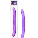 B Yours 16 Inch Double Dildo - Purple Blush