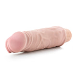 X5 Plus - Hard on Vibrating 9 Inch Dildo - Natural Blush