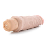 X5 Plus - Hard on Vibrating 9 Inch Dildo - Natural Blush