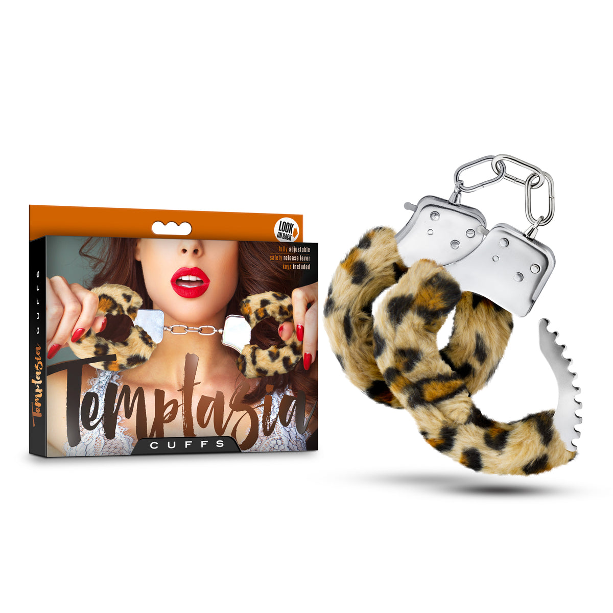 Temptasia Cuffs - Leopard Blush