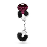 Temptasia - Plush Fur Cuffs - Black Blush