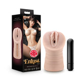 Enlust - Ayumi - Vibrating Stroker - Beige Blush