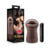 Enlust - Krystal - Vibrating Stroker - Brown Blush