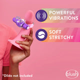 Play With Me  Bull Vibrating C-Ring - Purple Blush