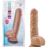 Au Naturel - Big Billy - 9 Inch Dildo - Mocha Blush