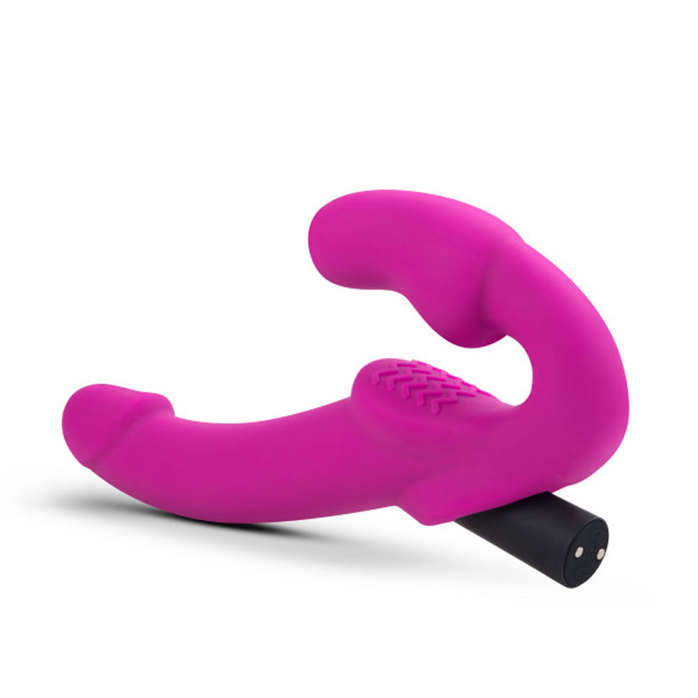 Temptasia - Estella - Strapless Silicone Dildo -  Pink Blush