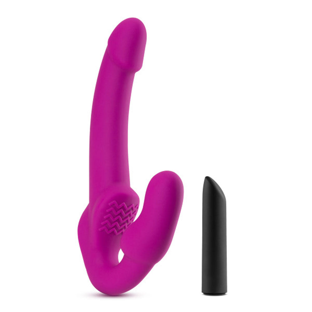 Temptasia - Estella - Strapless Silicone Dildo -  Pink Blush