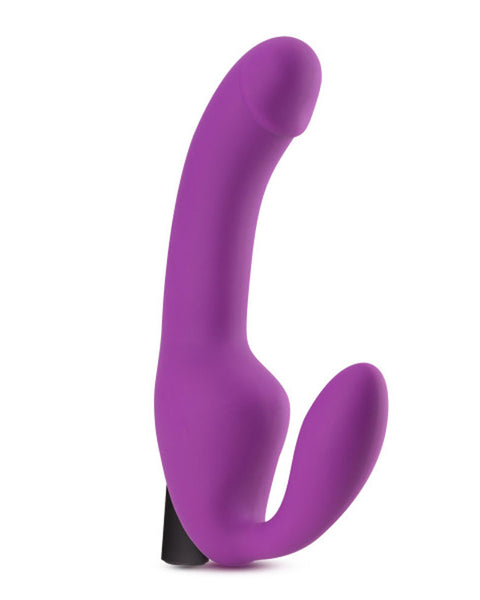 Temptasia - Cyrus - Strapless Silicone Dildo -  Purple Blush