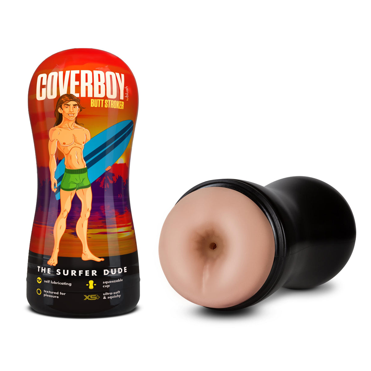 Loverboy - the Surfer Dude - Self Lubricating Stroker - Beige Blush