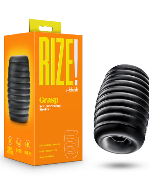 Rize - Grasp - Self-Lubricating Stroker - Black Blush