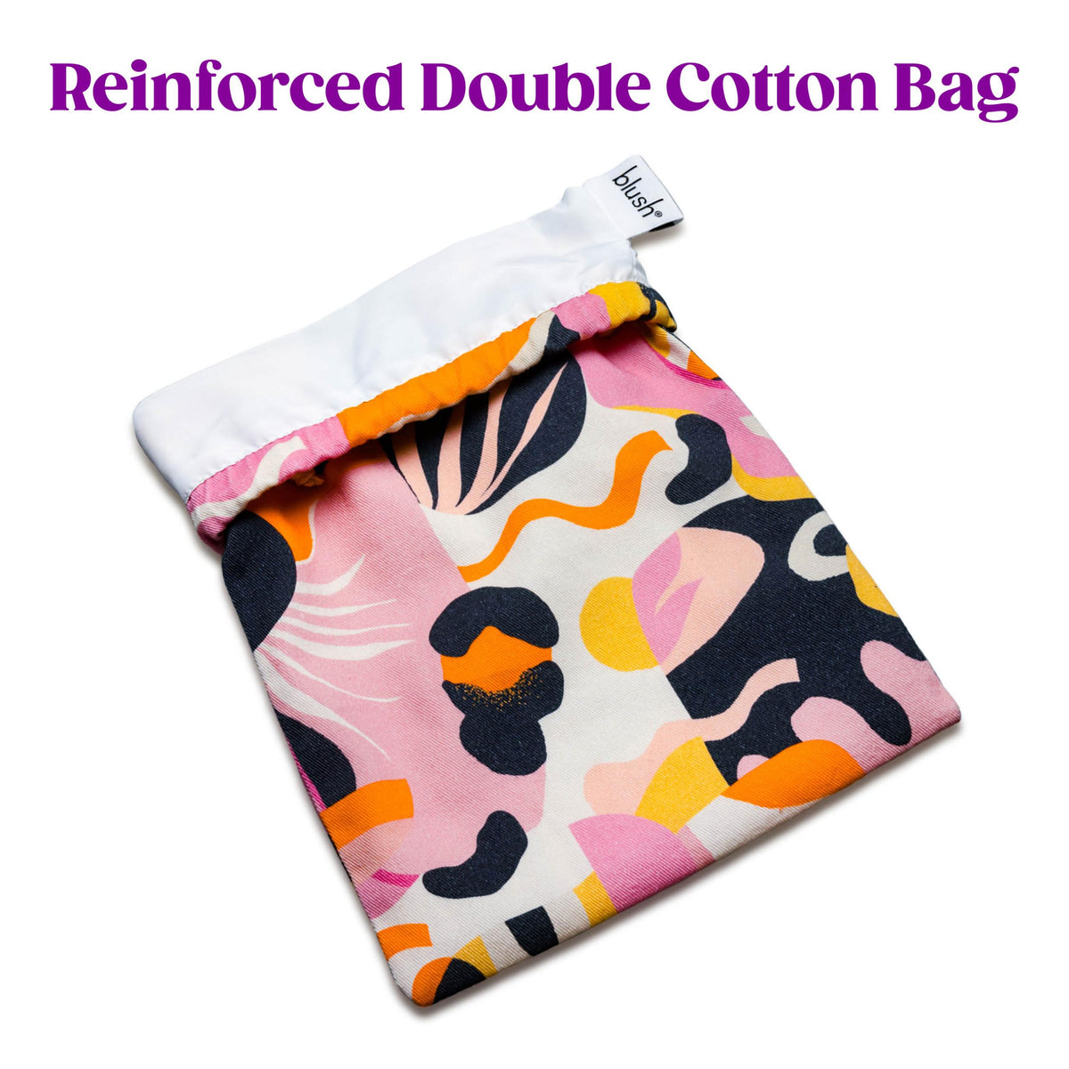 The Collection - Burst - Cotton Toy Bag Blush