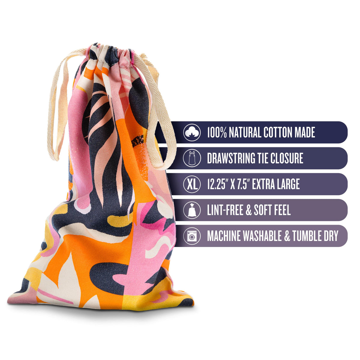 The Collection - Burst - Cotton Toy Bag Blush