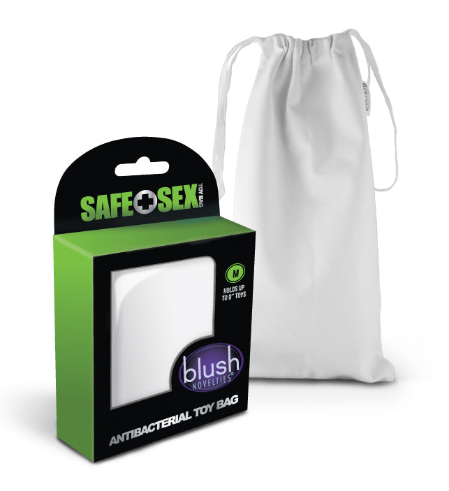 Safe Sex - Antibacterial Toy Bag - Medium - Each Blush