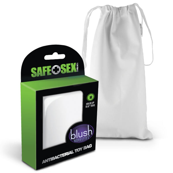 Safe Sex - Antibacterial Toy Bag - Medium - Each Blush