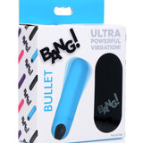 Bang Vibrating Bullet With Remote Control - Blue XR Brands Bang