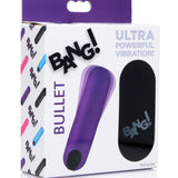 Bang Vibrating Bullet With Remote Control - Purple XR Brands Bang