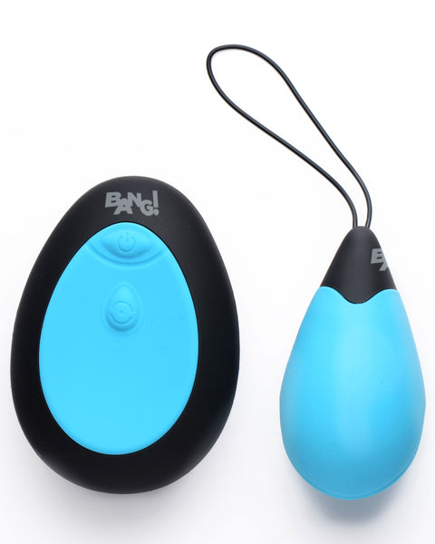 Bang - 10x Silicone Vibrating Egg - Blue XR Brands Bang