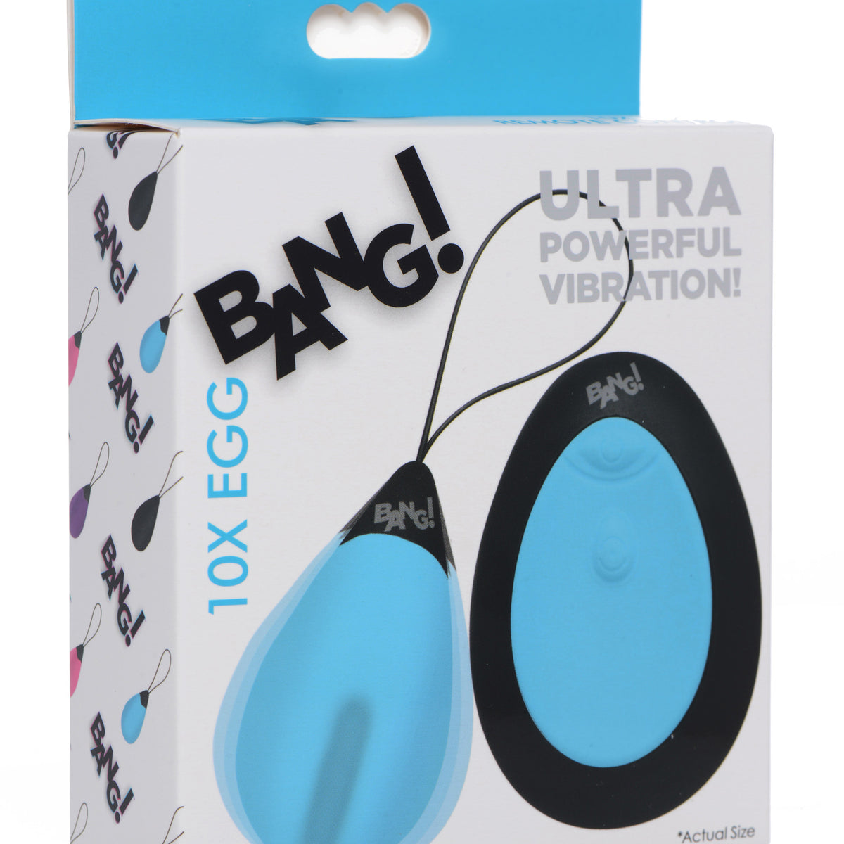 Bang - 10x Silicone Vibrating Egg - Blue XR Brands Bang