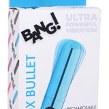 10x Rechargeable Vibrating Metallic Bullet - Blue XR Brands Bang