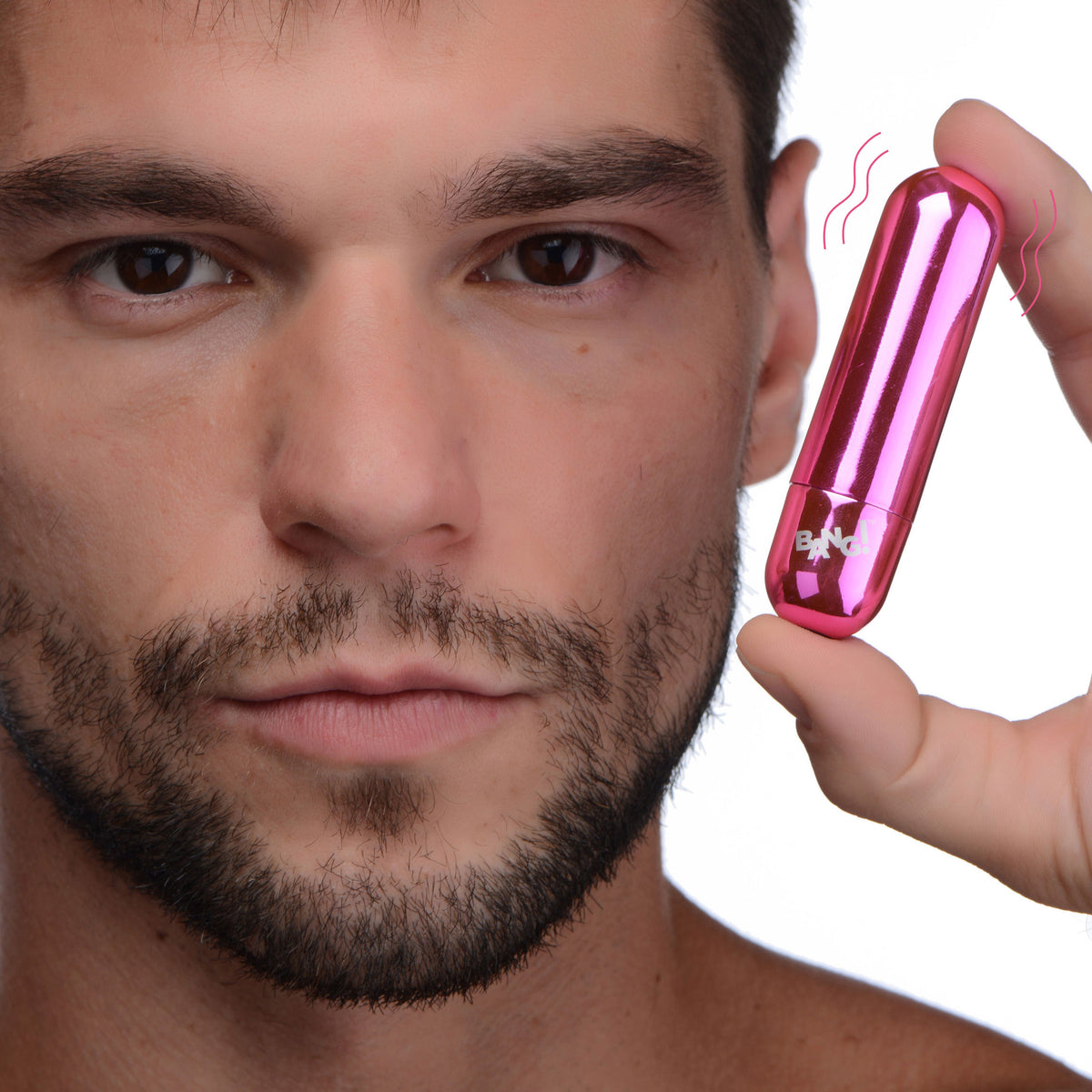 10x Rechargeable Vibrating Metallic Bullet - Pink XR Brands Bang