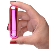 10x Rechargeable Vibrating Metallic Bullet - Pink XR Brands Bang